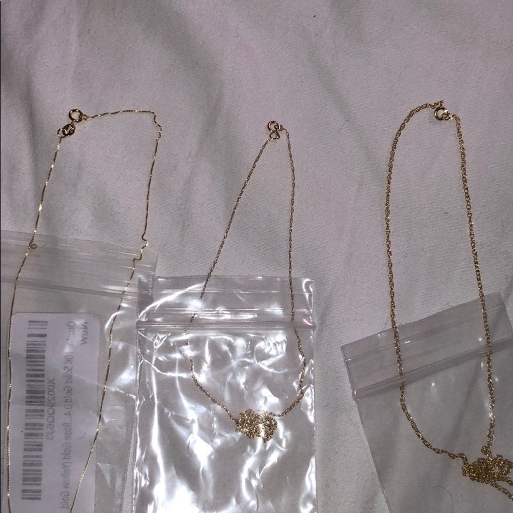 10k solid gold chains